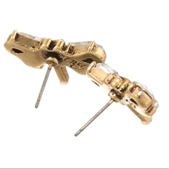 💗Betsey Johnson Dragonfly Stud Earrings, Crystal - Picture 14 of 14